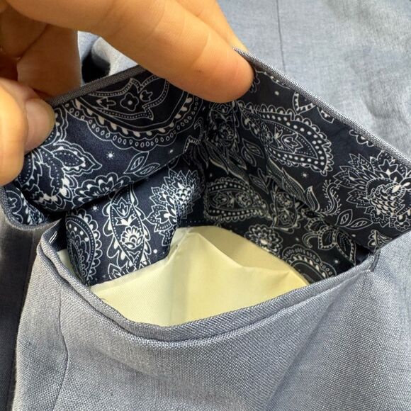 Ralph Lauren Polo 100% Linen 42R Sport Jacket Blazer Blue Paisley Black Label - Picture 9 of 10